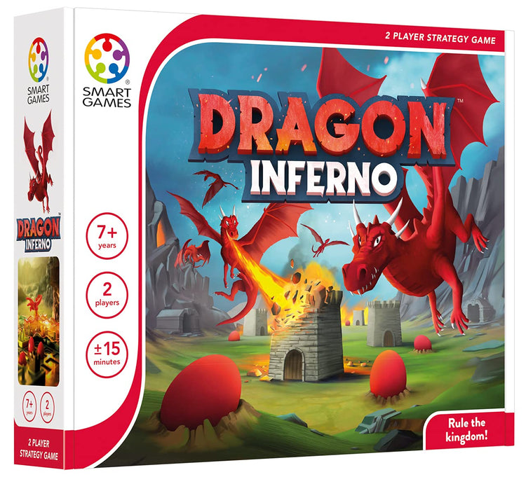 SmartGames Dragon Inferno - 2-Player Kingdom Strategy Game