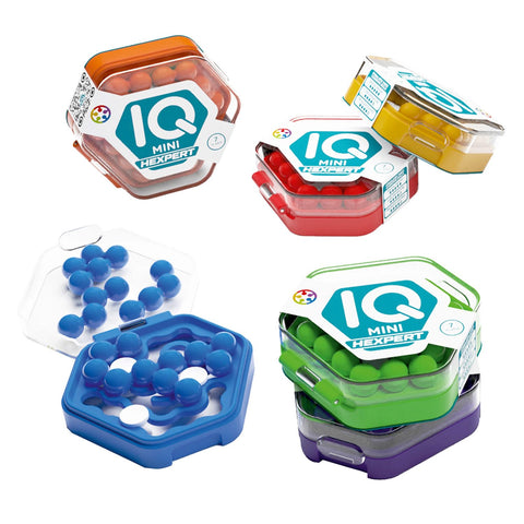 SmartGames IQ Mini Hexpert - Compact Hexagon Logic Puzzle