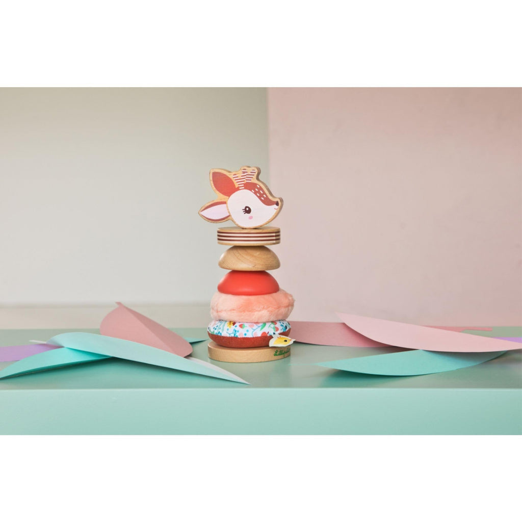 Lilliputiens Stella Pyramid - Sensory Stacking for Fine Motor