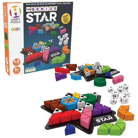 The Genius Star - 165,888-Puzzle Tetris-Style Race Game