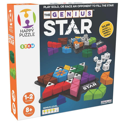 The Genius Star - 165,888-Puzzle Tetris-Style Race Game