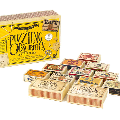 Professor Puzzle Obscurities - 10 Matchbox Brain Teasers