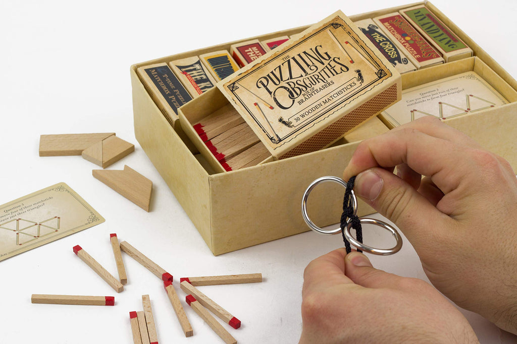 Professor Puzzle Obscurities - 10 Matchbox Brain Teasers