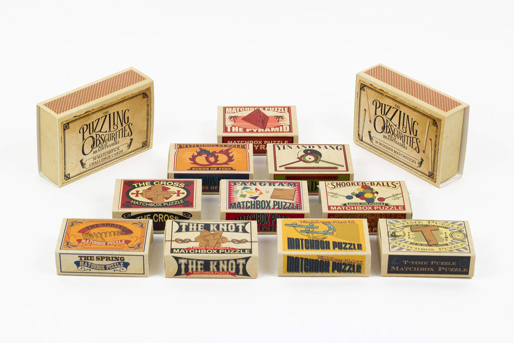 Professor Puzzle Obscurities - 10 Matchbox Brain Teasers
