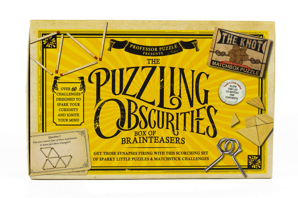 Professor Puzzle Obscurities - 10 Matchbox Brain Teasers
