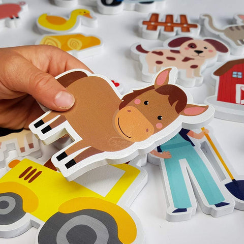 Buddy & Barney Farm Bath Stickers - Barnyard Bath Fun