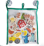 Buddy & Barney Farm Bath Stickers - Barnyard Bath Fun