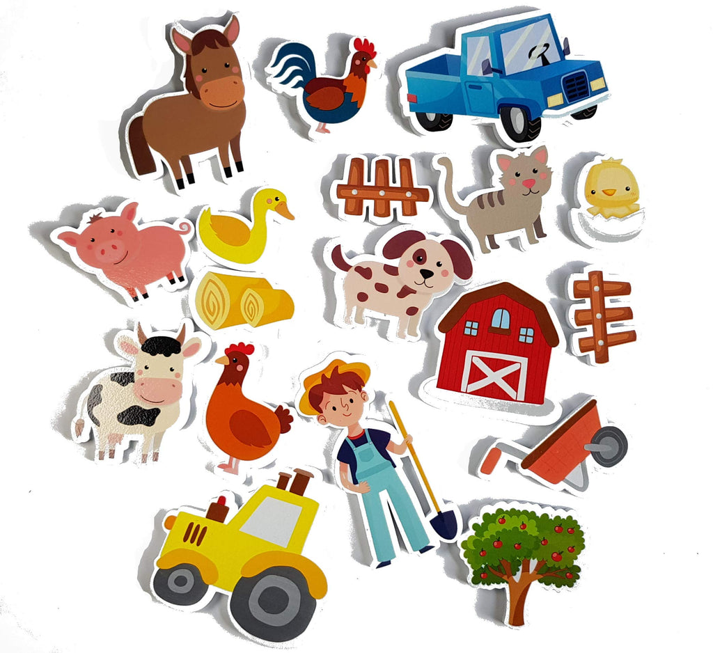 Buddy & Barney Farm Bath Stickers - Barnyard Bath Fun