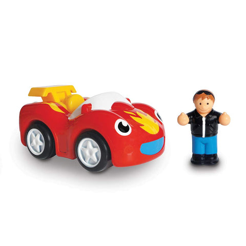 WOW Fireball Frankie - 2-Piece Push & Go Race Car