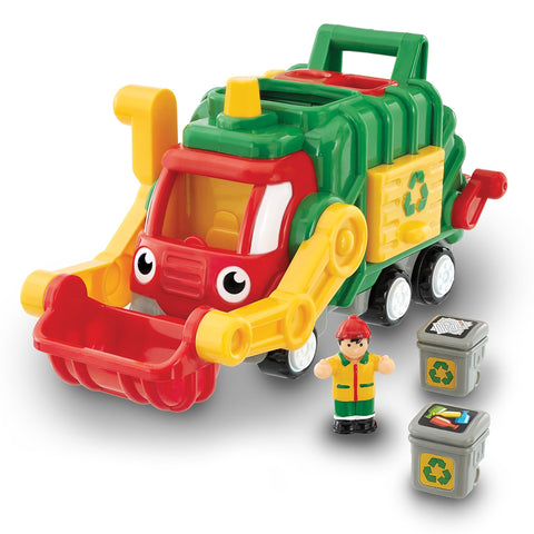 WOW Flip 'n' Tip Fred - 6-Piece Recycling Truck Set