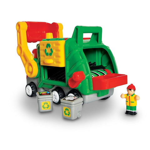 WOW Flip 'n' Tip Fred - 6-Piece Recycling Truck Set