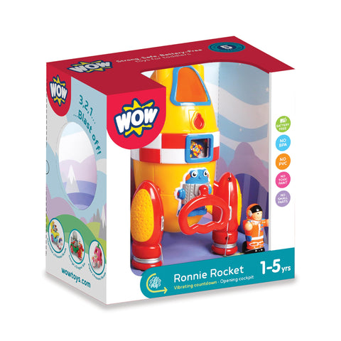 WOW Toys Ronnie Rocket - Countdown Blast-Off Space Mission