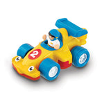 WOW Toys The Turbo Twins - 2 Push & Go Racing Cars with Drivers