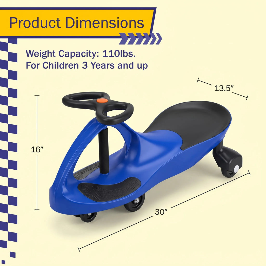 Wiggle Car Ride-On Toy – No Pedals or Batteries