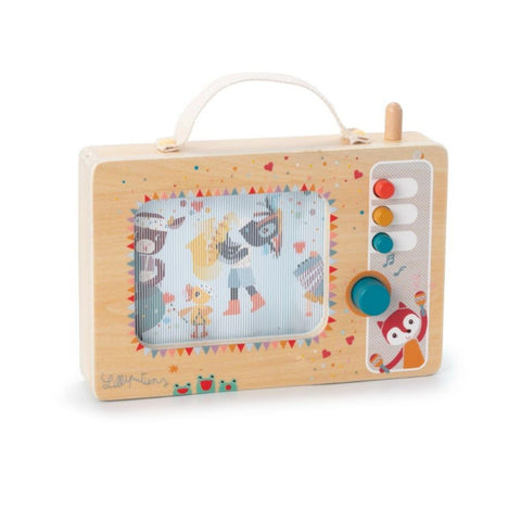 Lilliputiens Animated Music Box - Wooden Orchestra Melody