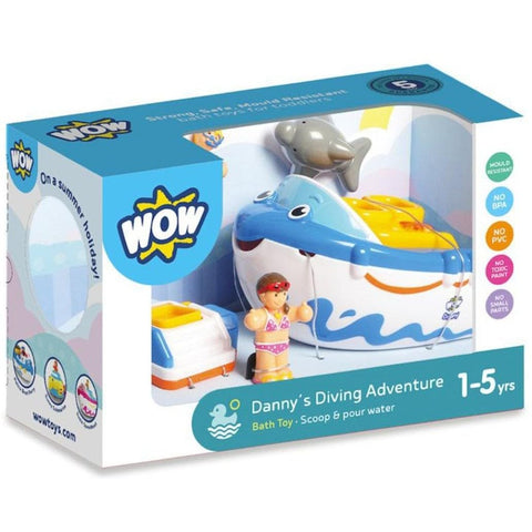 Wow Danny's Diving Adventure Bath Toy (5-Piece Play Set)