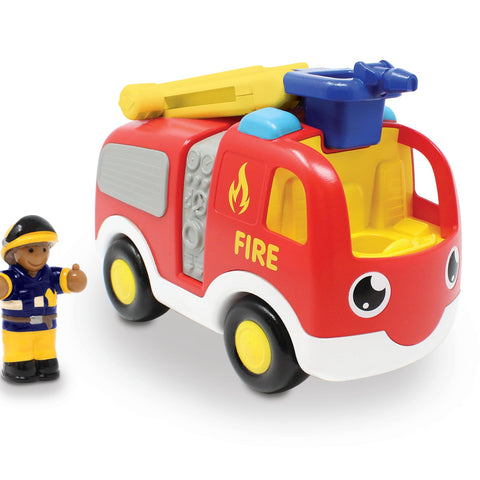 WOW Toys Ernie Fire Engine - Push & Go Truck with Ladder