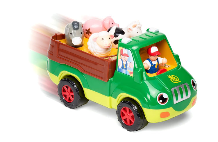 WOW Toys Freddie Farm Truck - 6-Piece Push & Go Set