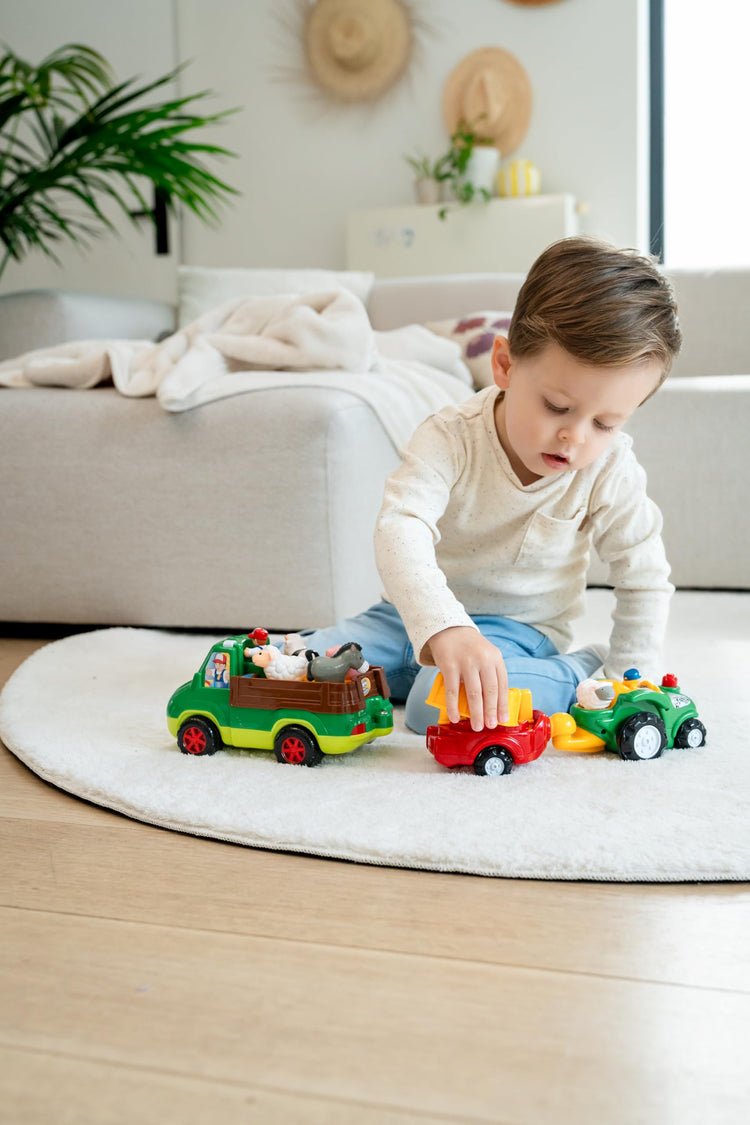 WOW Toys Freddie Farm Truck - 6-Piece Push & Go Set