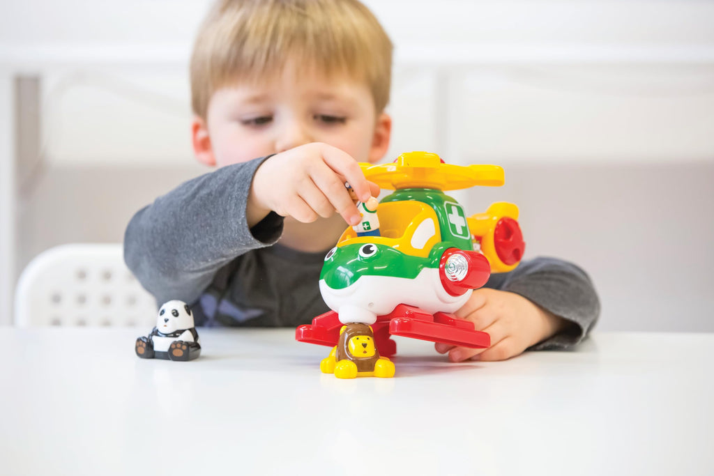 Wow Toys Harry Copter - Magnetic Animal Rescue Helicopter