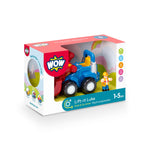 WOW Toys Lift-It Luke - Push & Go Digger with Lifting Bucket
