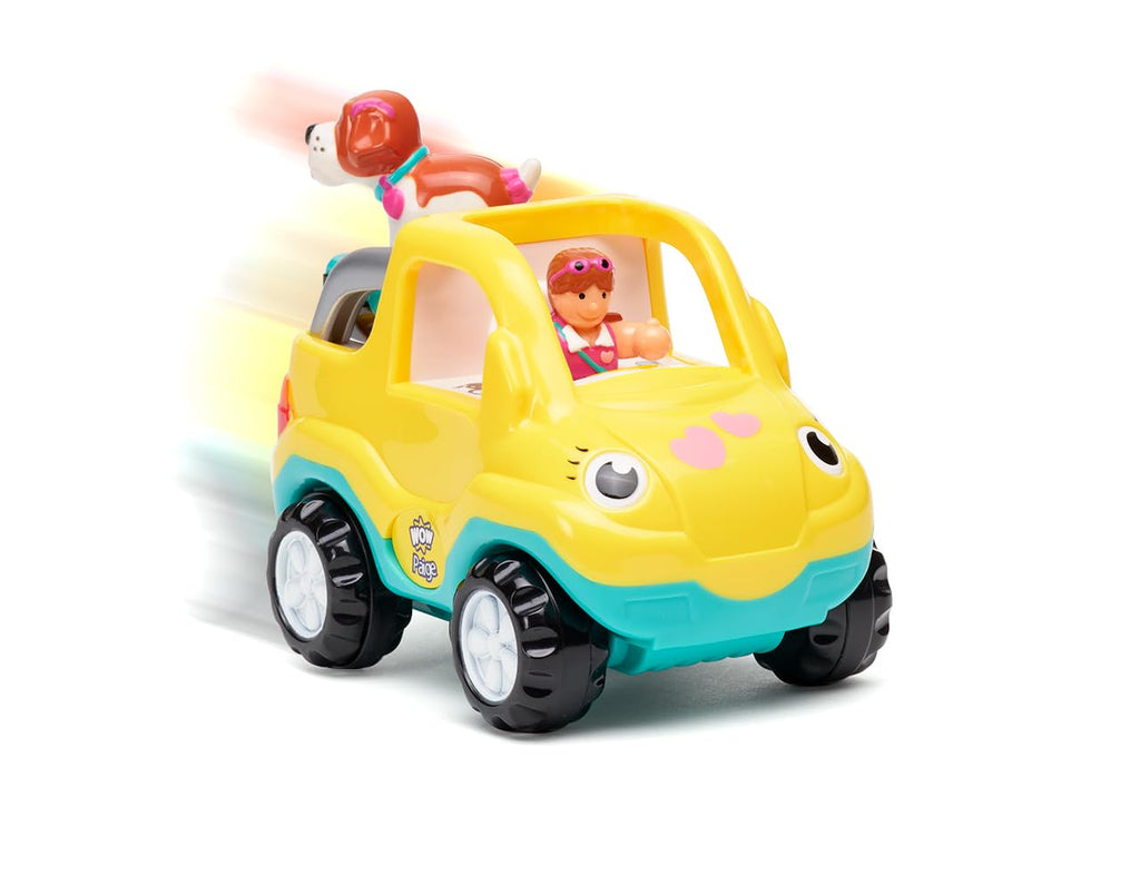 WOW Toys Paige Pooch 'n' Ride - Push & Go Car with Dog Basket