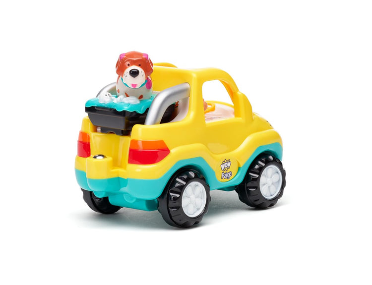 WOW Toys Paige Pooch 'n' Ride - Push & Go Car with Dog Basket