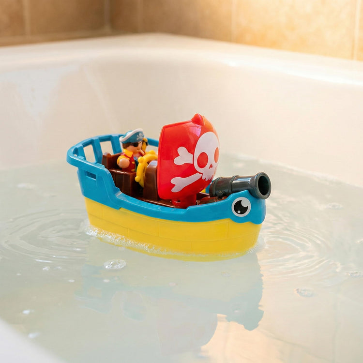 WOW Toys Pip the Pirate Ship - Squirting Cannon Bath Toy