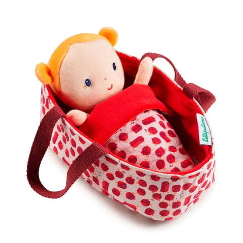 LILLIPUTIENS Agathe Baby Doll & Carrier - Soft Nurture Set