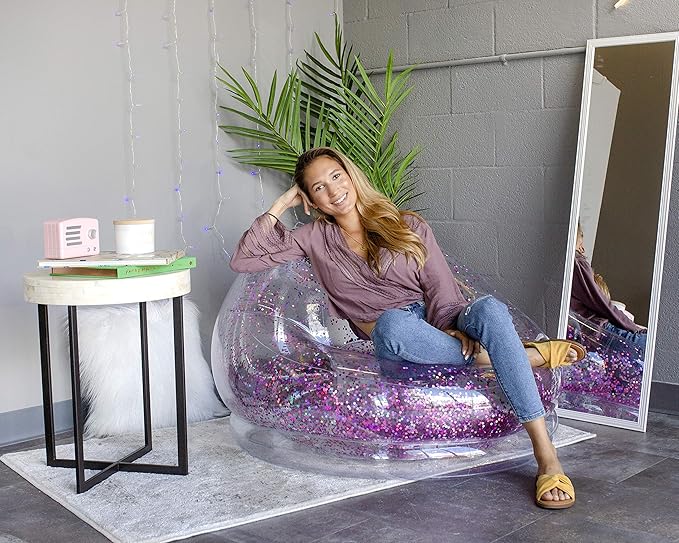 Air Candy Inflatable Glitter Chair