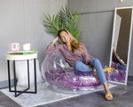 Air Candy Inflatable Glitter Chair