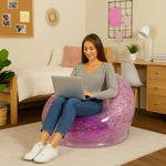 Air Candy Inflatable Glitter Chair