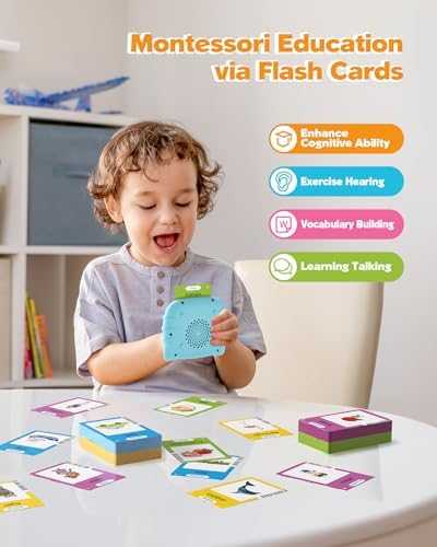 Airbition Talking Flash Cards Language Learning Device (224 Words)