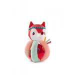 LILLIPUTIENS Alice Fox Rattle - Textured Handles & Robin