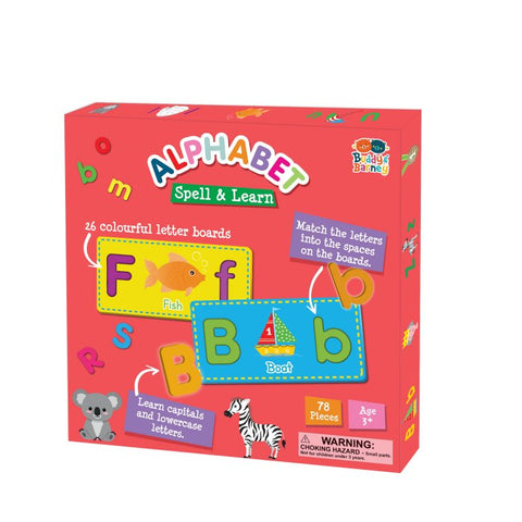 Alphabet Spell and Learn - Build Early Words by Buddy & Barney