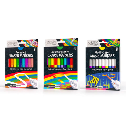 Amazing Magic Markers 10 Pack - Pocket-Sized Color Fun