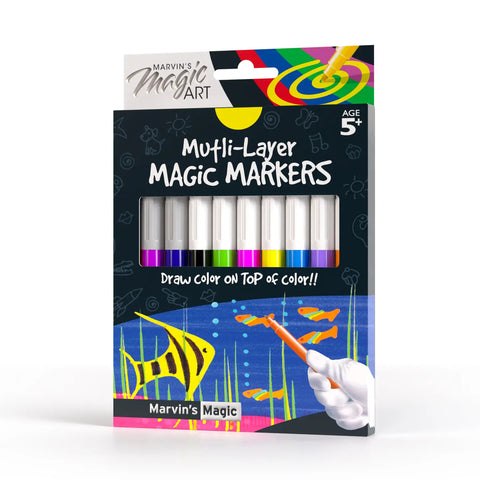 Amazing Magic Markers 10 Pack - Multi-Layer Color Magic