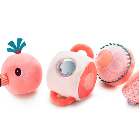 LILLIPUTIENS Anaïs Sound Roll - 4 Rattles with Velcro Parts