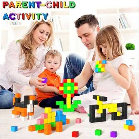 Apluses Magnetic Building Blocks Set (54 pcs)