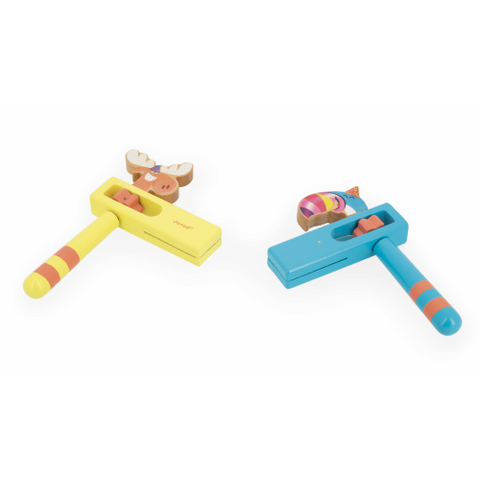 Janod Applepop Animal Noisemakers Display X8 - Fun Animal Noisema