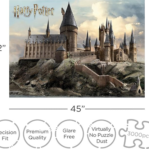 Aquarius Harry Potter Puzzle Hogwarts Castle (3000 Piece Jigsaw Puzzle)