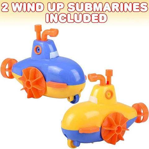 ArtCreativity Wind Up Submarine Toys for Kids