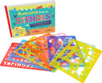 Buddy & Barney Awesome Book of Stencils - 170+ Art Shapes