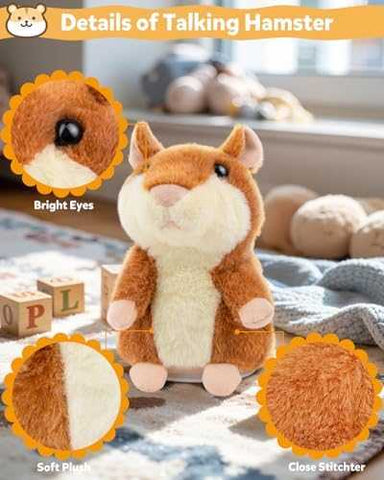 Talking Hamster Repeats What You Say