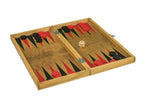 Backgammon - Classic Wooden Board Game with Doubling Cube