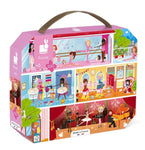 Janod Ballerina Dancers Puzzle - 100 Pieces in Suitcase
