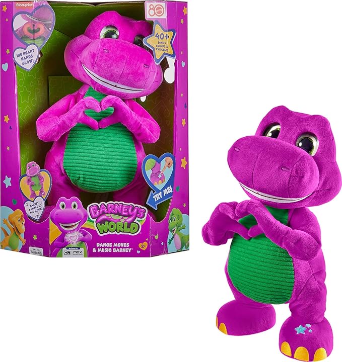 Barney’s World Toddler Toys by Fisher-Price, Barney Tall Plush