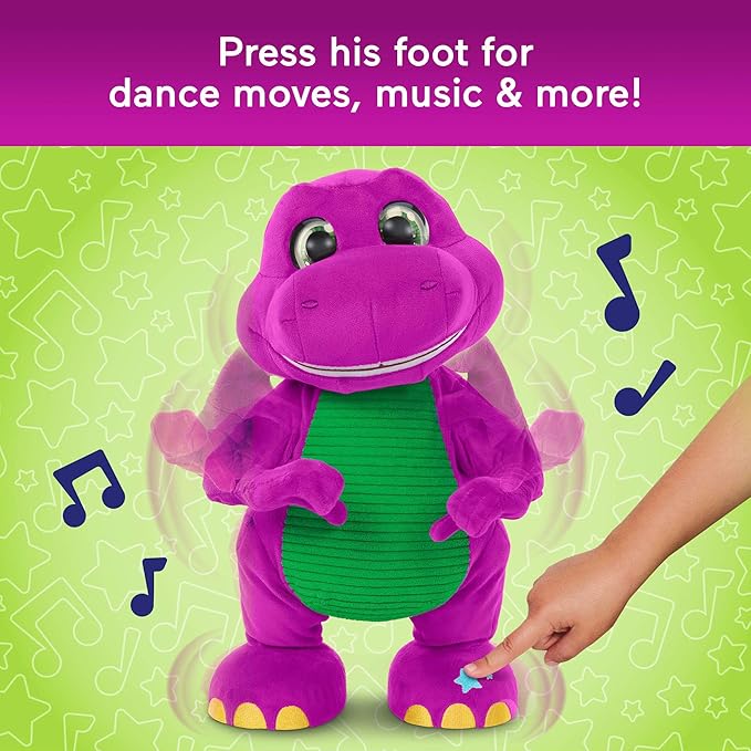 Barney’s World Toddler Toys by Fisher-Price, Barney Tall Plush