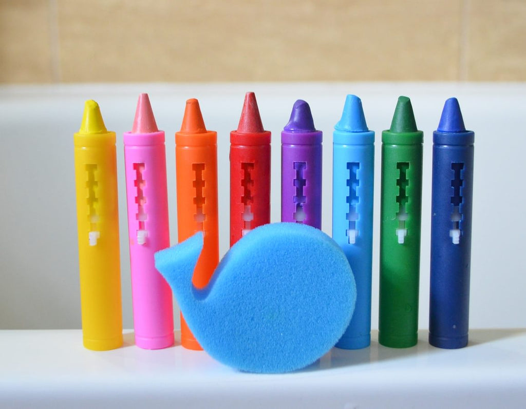 Bath Crayons - 8 Vibrant Colors