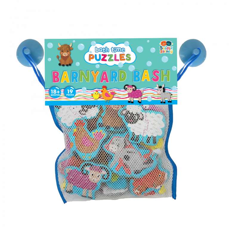 Barnyard Bash Bath Puzzles - Farmyard Foam Fun by Buddy & Barney